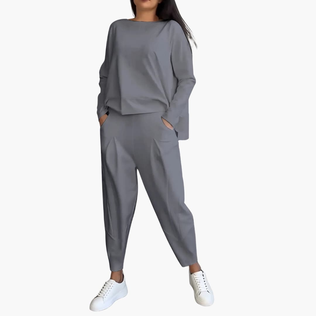 Hazel - Minimalist Casual Women’s Two-Piece Set