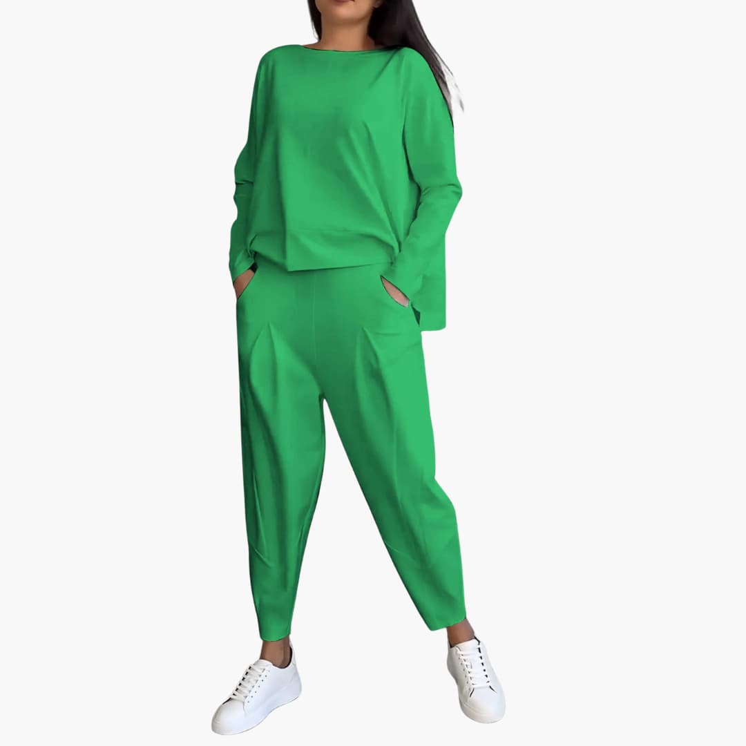 Hazel - Minimalist Casual Women’s Two-Piece Set