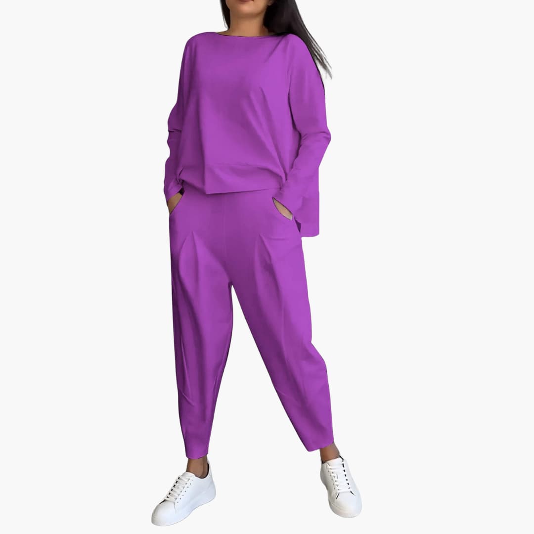 Hazel - Minimalist Casual Women’s Two-Piece Set