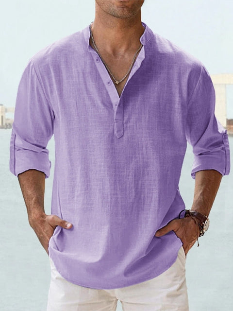 Sebastian- Breathable linen shirt